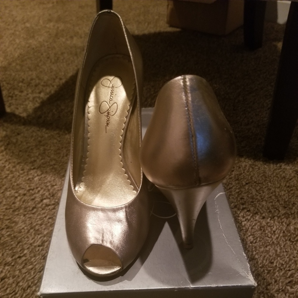 Hold Jessica Simpson heels